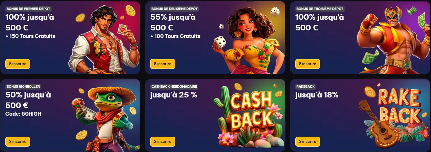 spinmacho bonus